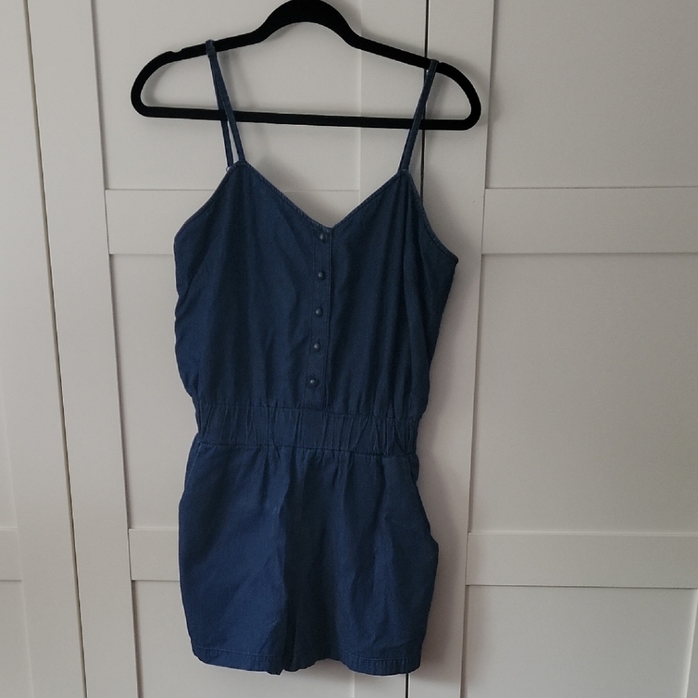 ❄️3/$30 2.1 Denim Dark Blue Romper Jumpsuit
